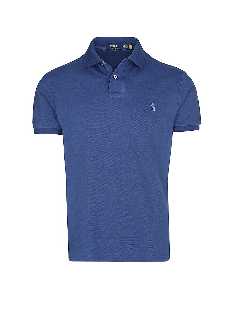 POLO RALPH LAUREN Poloshirt Slim Fit dunkelblau | L von Polo Ralph Lauren