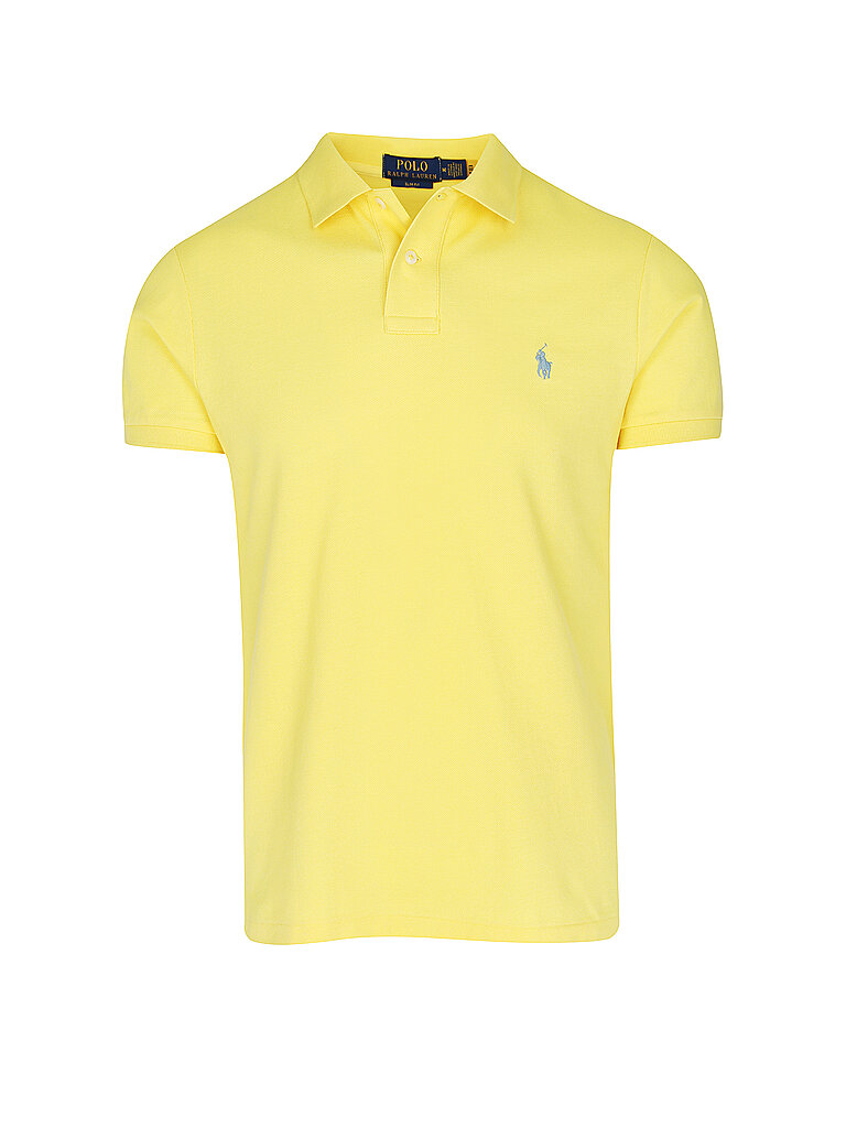 POLO RALPH LAUREN Poloshirt Slim Fit gelb | L von Polo Ralph Lauren