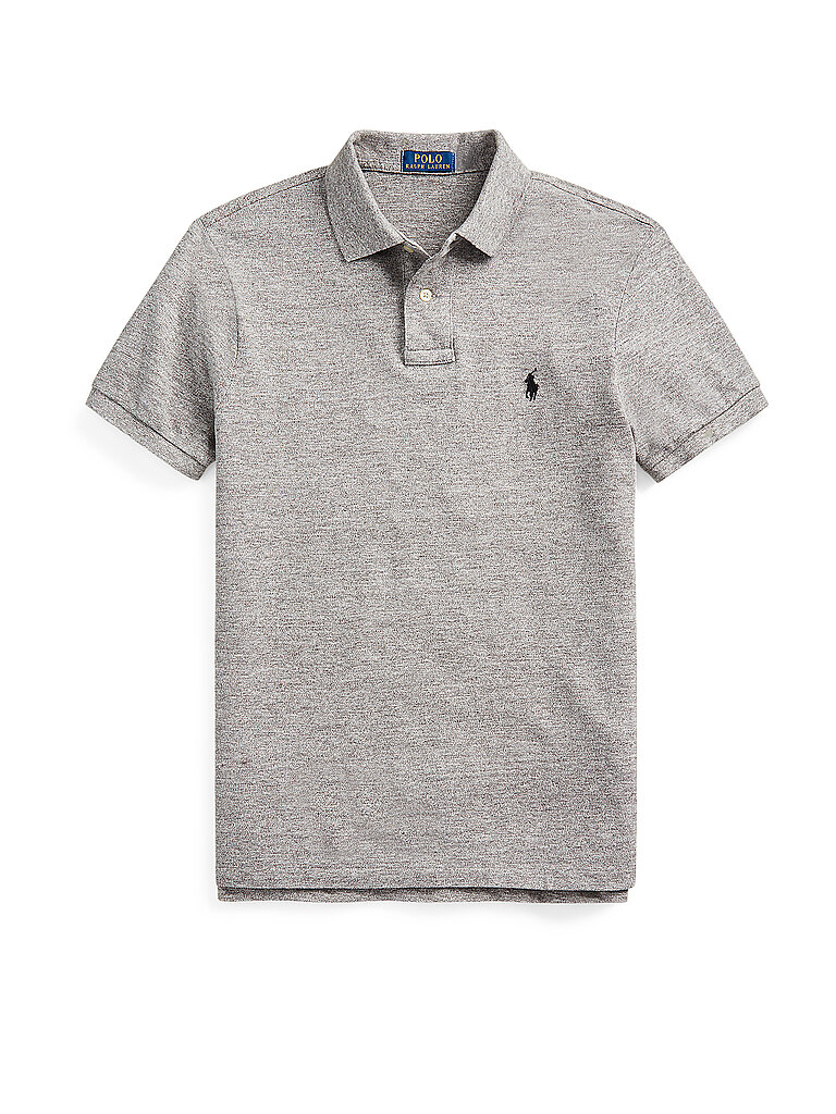 POLO RALPH LAUREN Poloshirt Slim Fit  grau | L von Polo Ralph Lauren