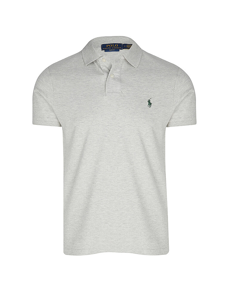 POLO RALPH LAUREN Poloshirt Slim Fit hellgrau | XXL von Polo Ralph Lauren