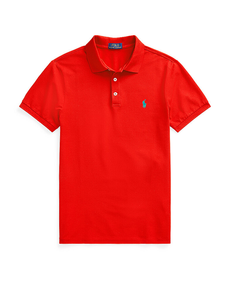 POLO RALPH LAUREN Poloshirt Slim Fit koralle | L von Polo Ralph Lauren