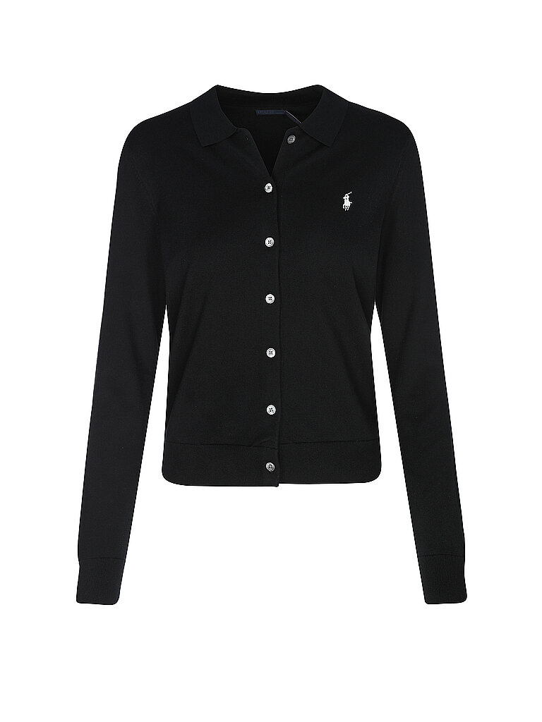 POLO RALPH LAUREN Strickjacke  schwarz | M von Polo Ralph Lauren