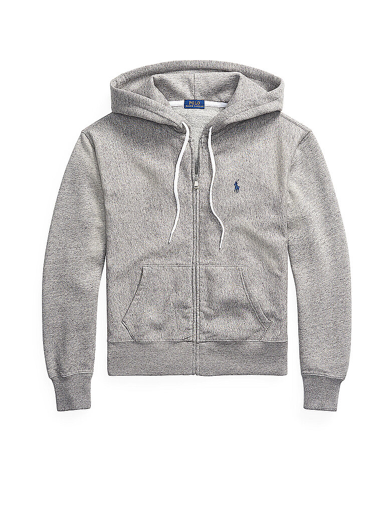 POLO RALPH LAUREN Sweatjacke grau | S von Polo Ralph Lauren