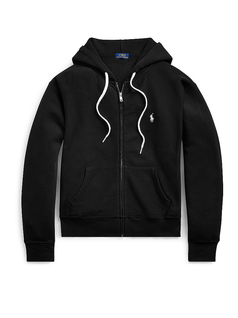 POLO RALPH LAUREN Sweatjacke  schwarz | L von Polo Ralph Lauren