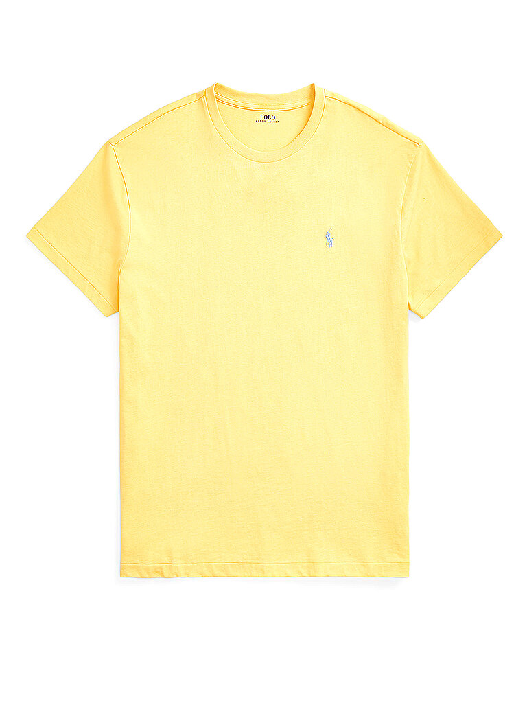POLO RALPH LAUREN T-Shirt Custom Slim Fit gelb | L von Polo Ralph Lauren