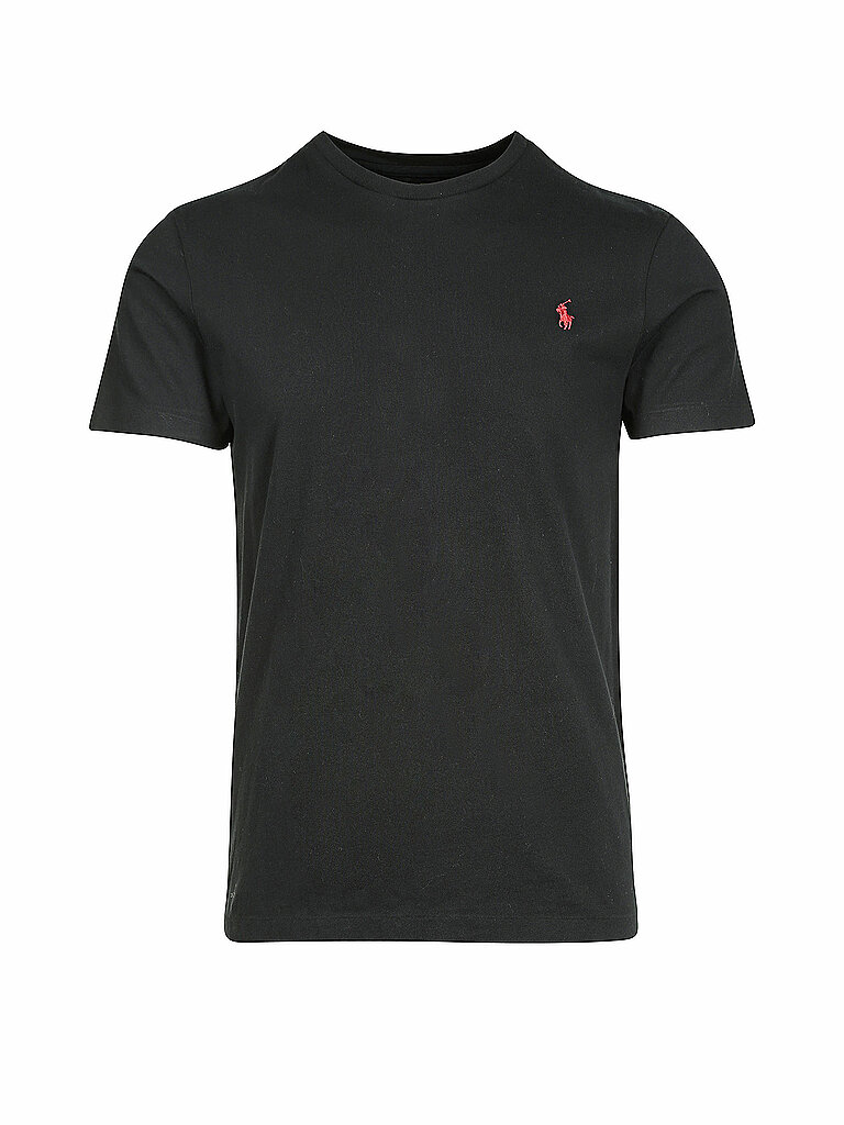 POLO RALPH LAUREN T-Shirt Custom-Slim-Fit schwarz | M von Polo Ralph Lauren