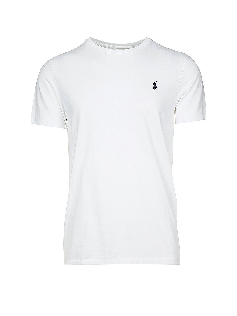 POLO RALPH LAUREN T-Shirt Custom-Slim-Fit weiss | XL von Polo Ralph Lauren