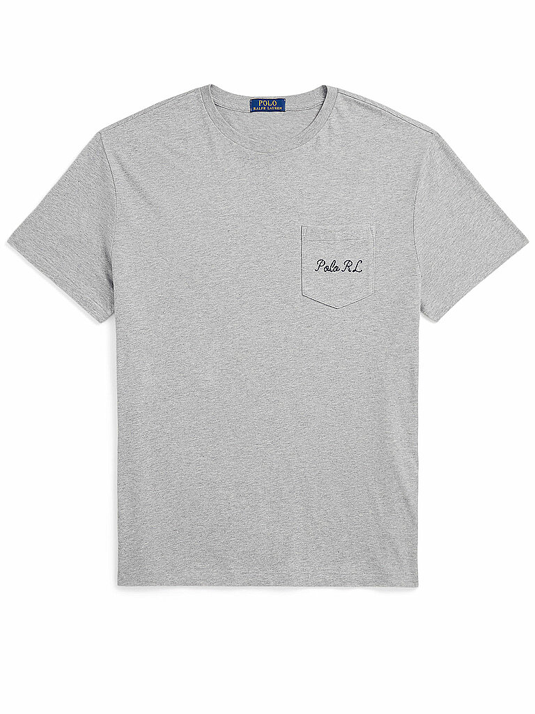 POLO RALPH LAUREN T-Shirt  grau | S von Polo Ralph Lauren