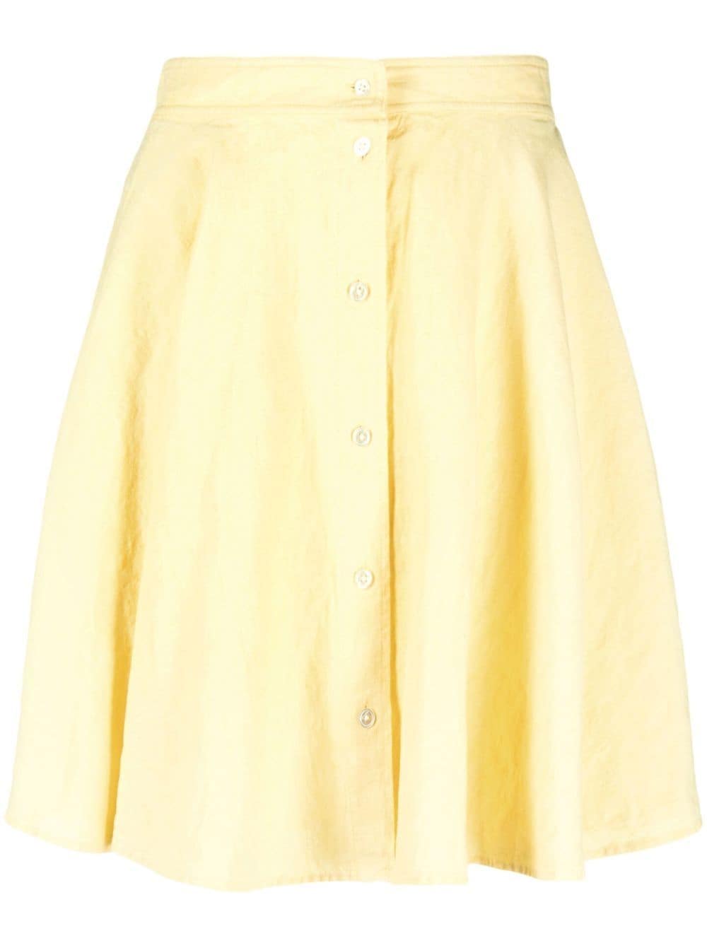 Polo Ralph Lauren A-line midi skirt - Yellow von Polo Ralph Lauren