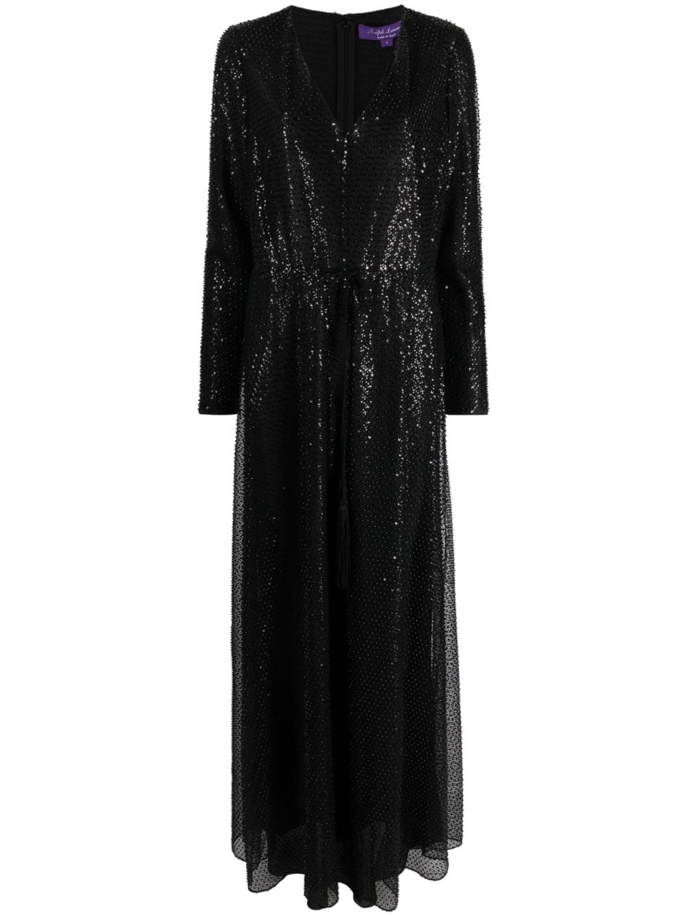 Ralph Lauren Collection Carmelo sequinned maxi dress - Black von Ralph Lauren Collection