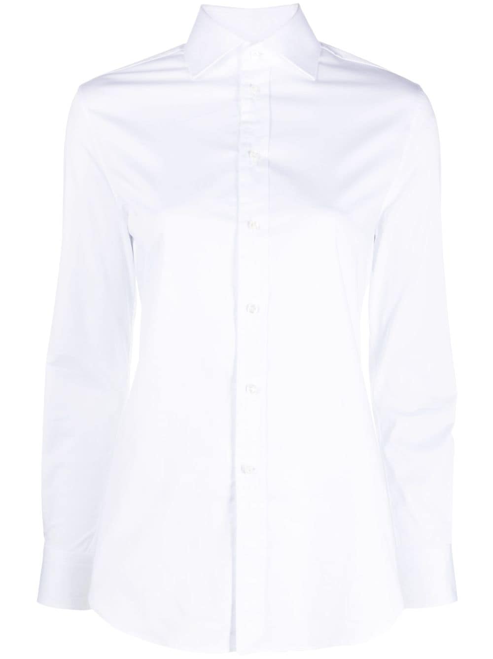 Ralph Lauren Collection Charmain long-sleeve shirt - White von Ralph Lauren Collection