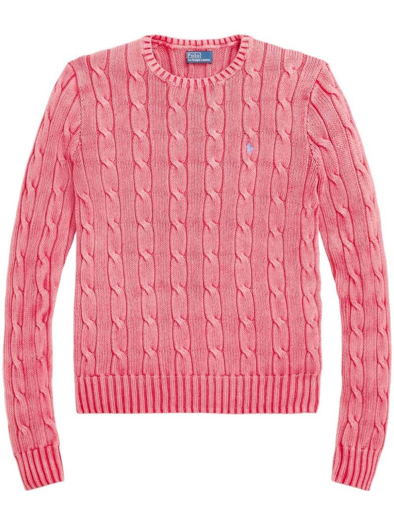 Polo Ralph Lauren Julianna cable-knit jumper - Pink von Polo Ralph Lauren