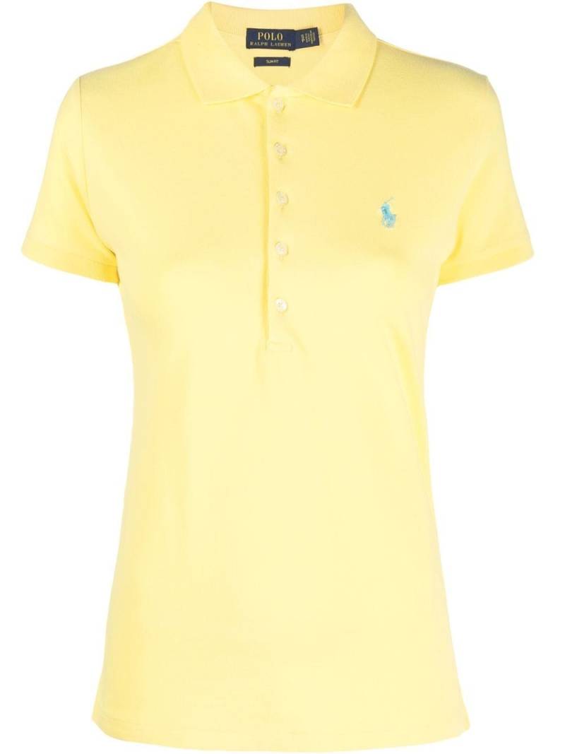 Polo Ralph Lauren Julie logo-embroidered polo shirt - Yellow von Polo Ralph Lauren