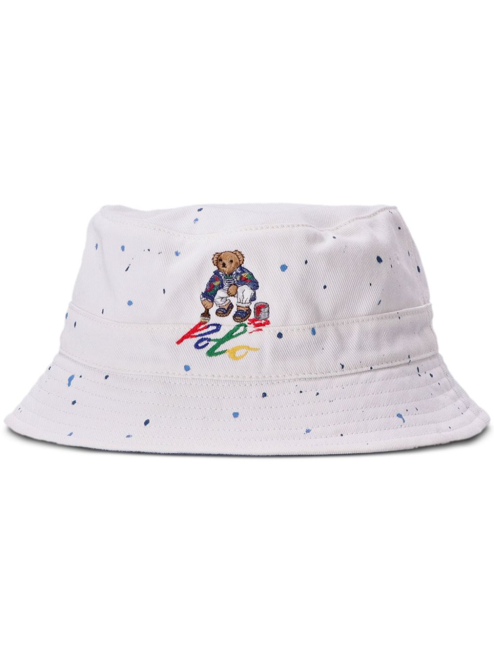 Polo Ralph Lauren Loft Polo Bear bucket hat - White von Polo Ralph Lauren