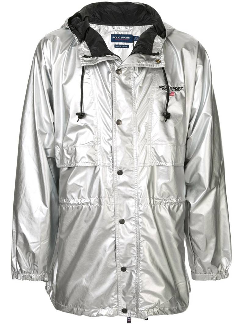Polo Ralph Lauren P-Wing metallic raincoat - Silver von Polo Ralph Lauren