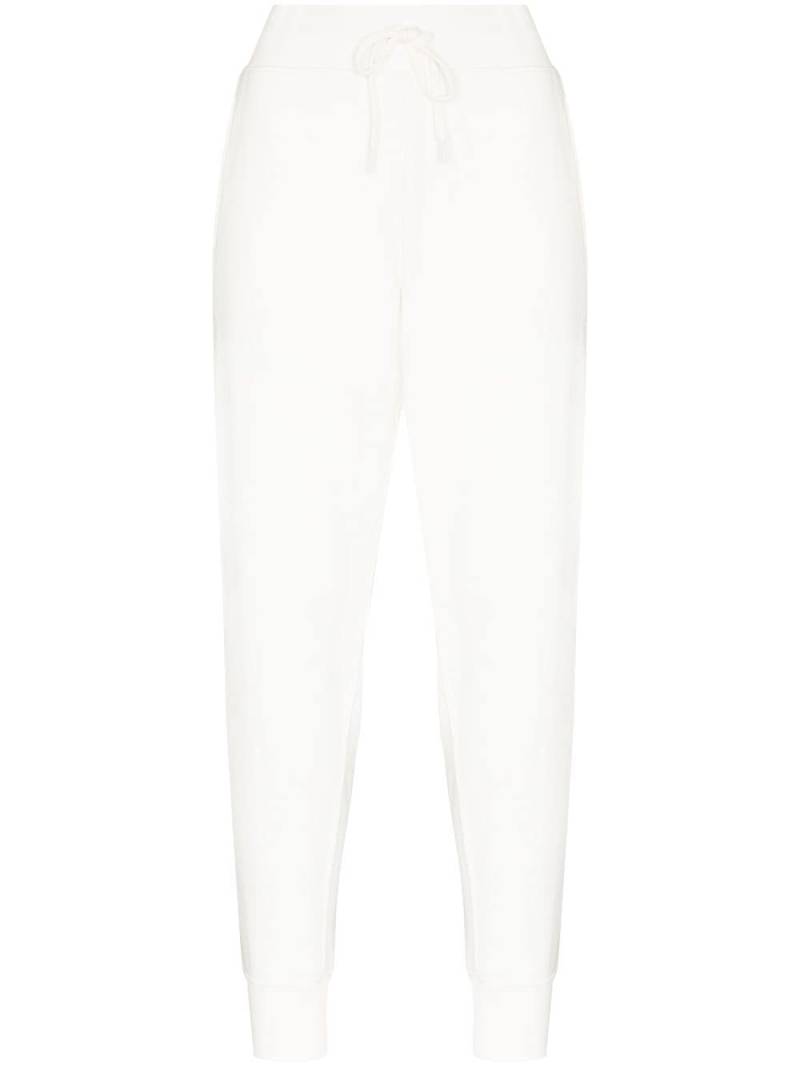 Polo Ralph Lauren macramé-detail cotton joggers - White von Polo Ralph Lauren