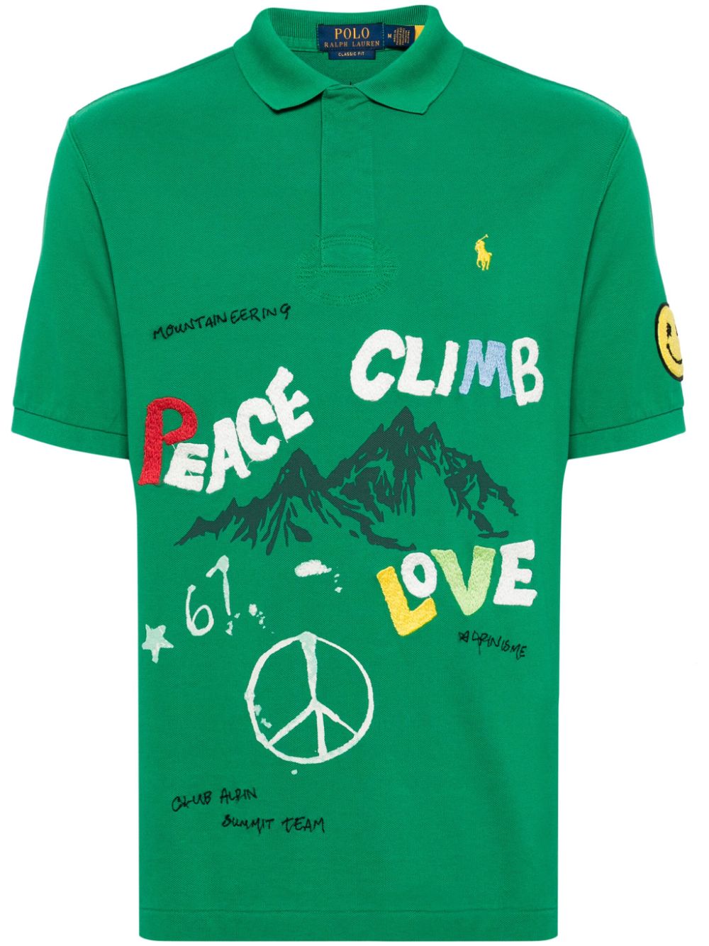Polo Ralph Lauren Peace Climb Love polo shirt - Green von Polo Ralph Lauren