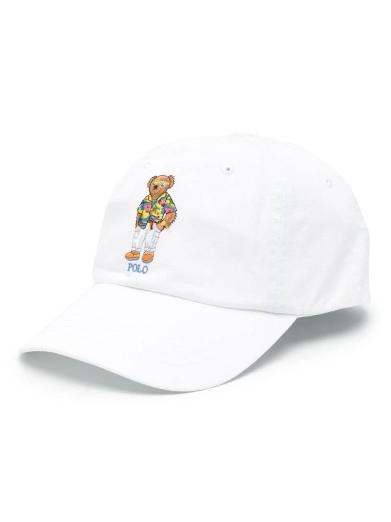 Polo Ralph Lauren Polo Bear cotton cap - White von Polo Ralph Lauren