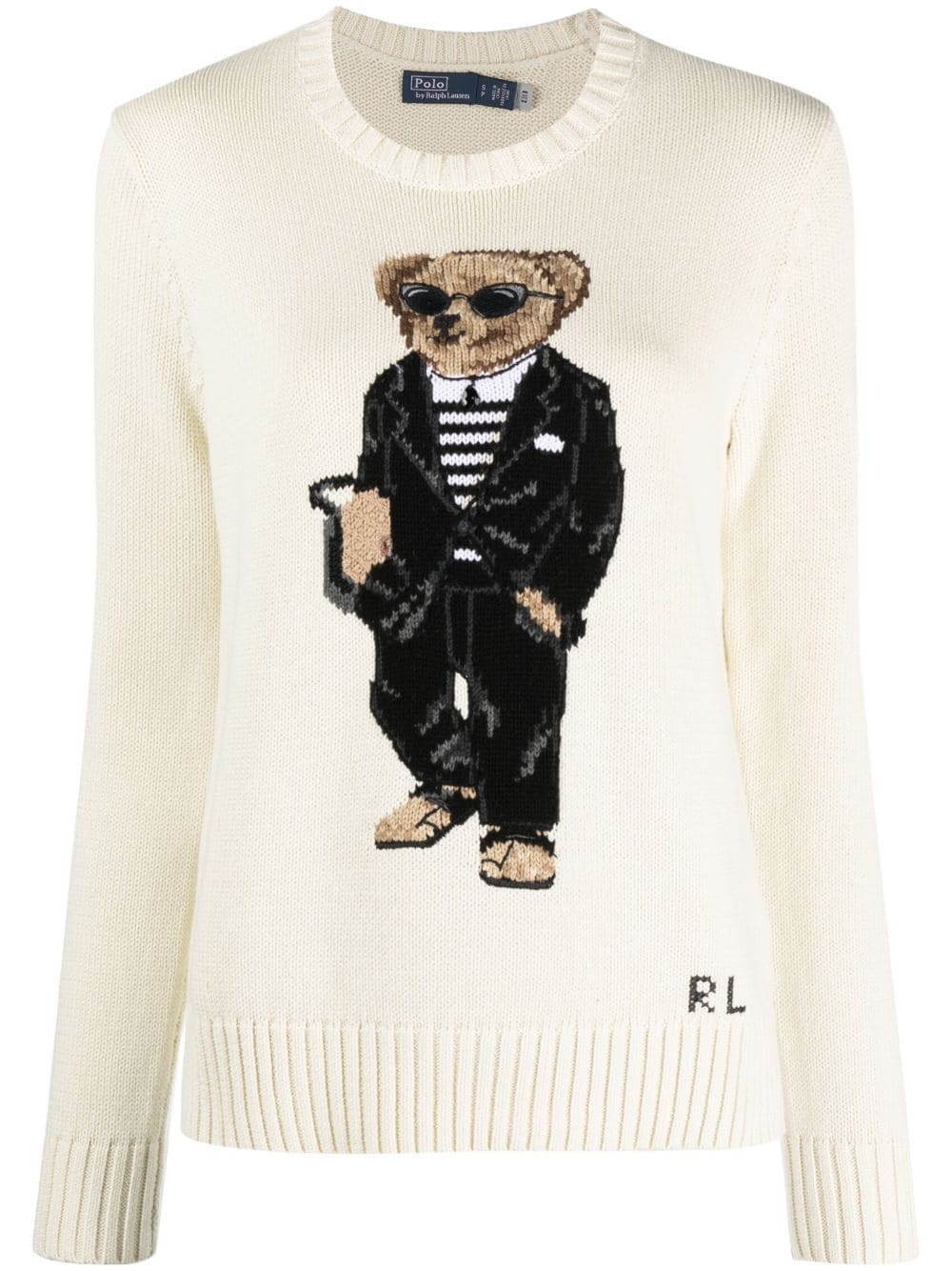 Polo Ralph Lauren Polo Bear cotton jumper - Neutrals von Polo Ralph Lauren