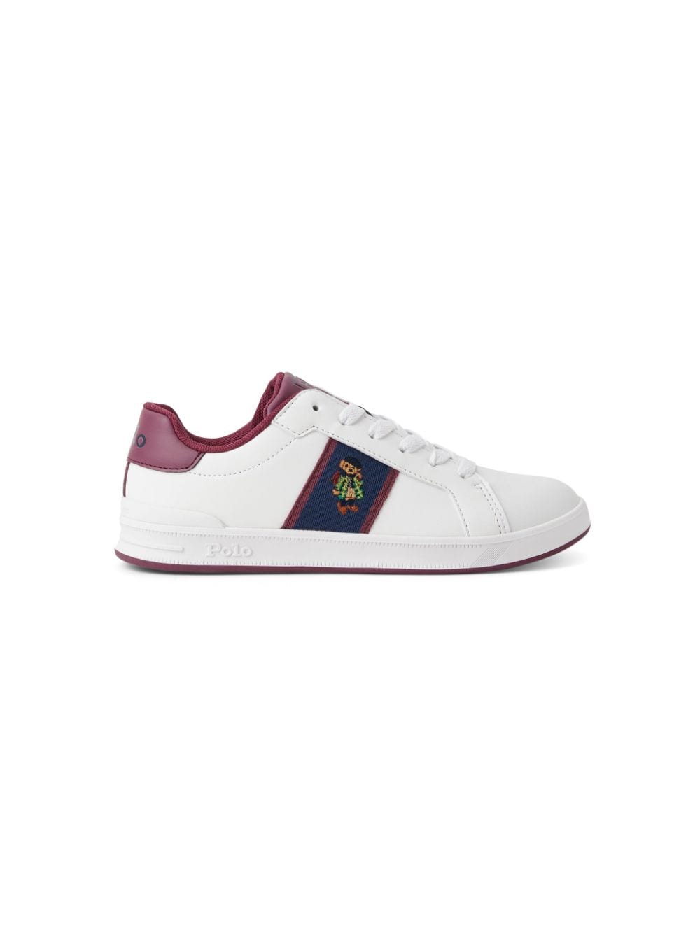 Polo Ralph Lauren Polo Bear lace-up sneakers - White von Polo Ralph Lauren