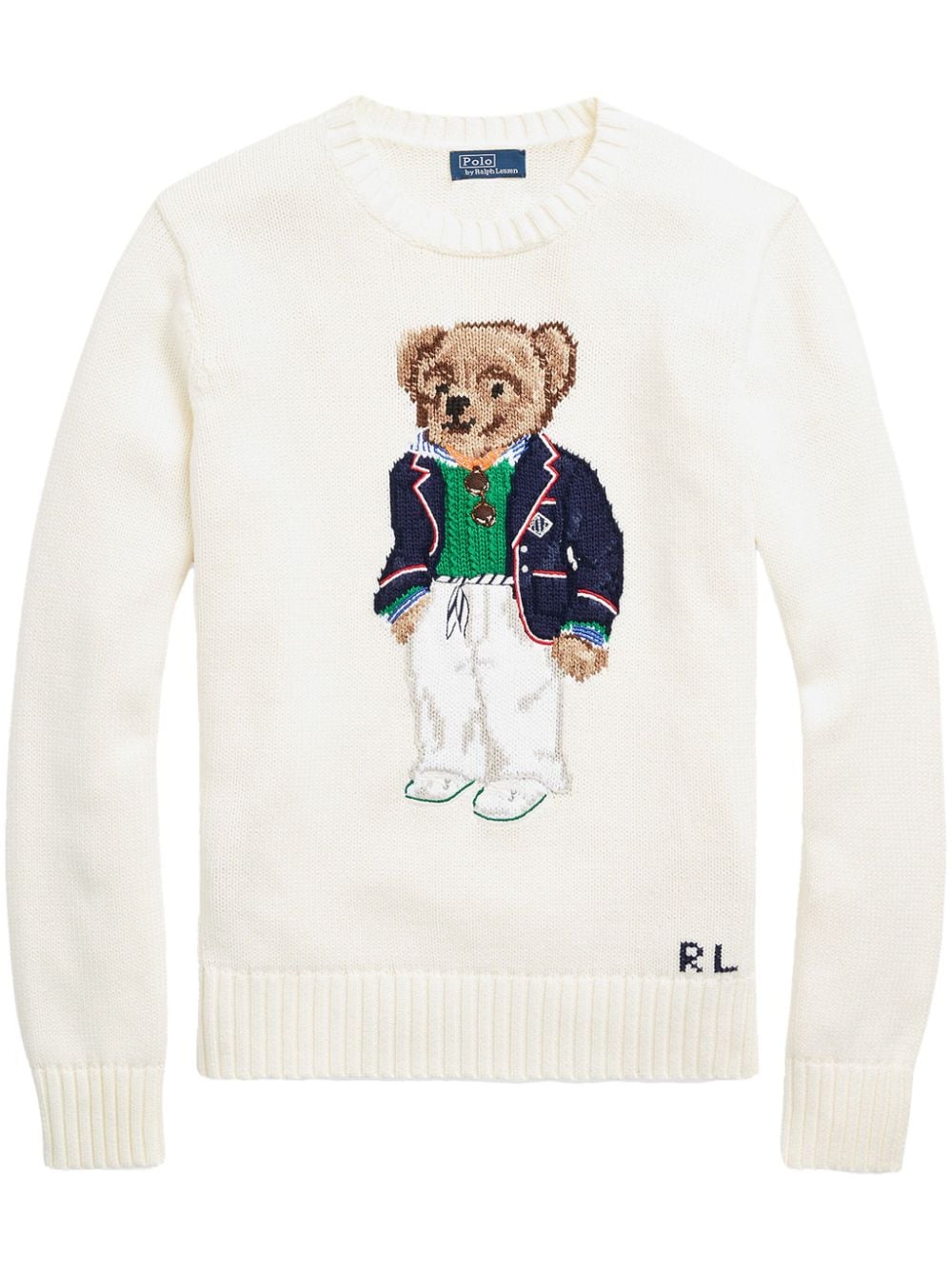 Polo Ralph Lauren Polo-Bear-motif cotton jumper - White von Polo Ralph Lauren