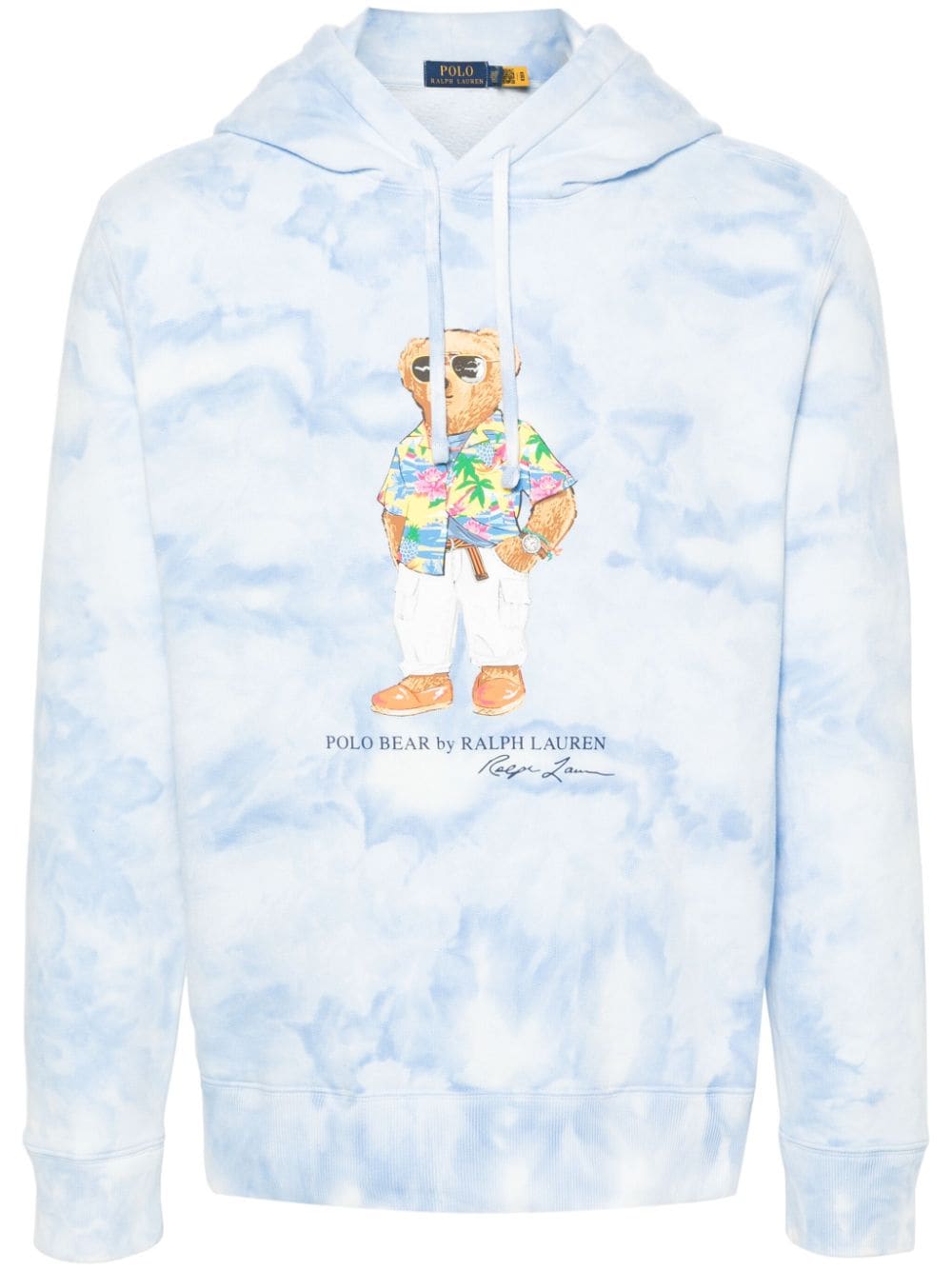 Polo Ralph Lauren Polo Bear tie-dye hoodie - Blue von Polo Ralph Lauren