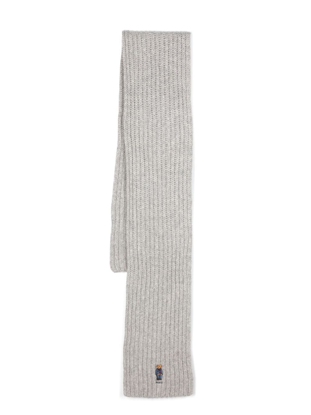 Polo Ralph Lauren Polo Bear wide-ribber scarf - Grey von Polo Ralph Lauren