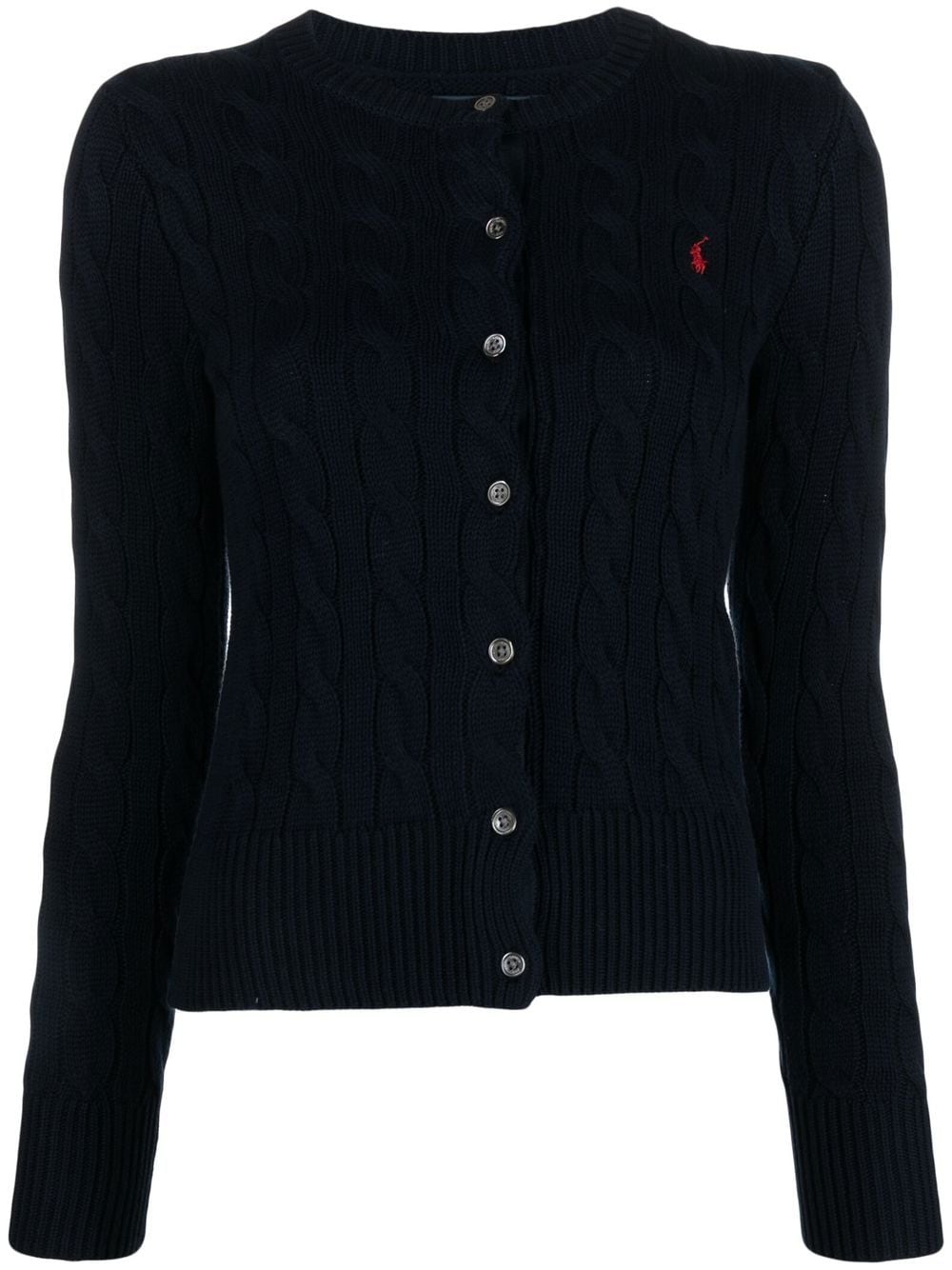 Polo Ralph Lauren Polo Pony cable-knit cardigan - Blue von Polo Ralph Lauren