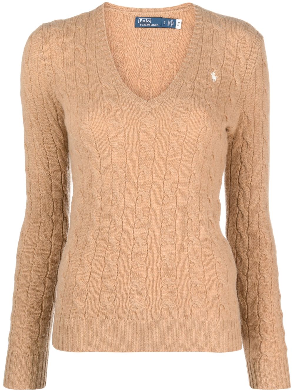 Polo Ralph Lauren Polo Pony cable-knit jumper - Brown von Polo Ralph Lauren