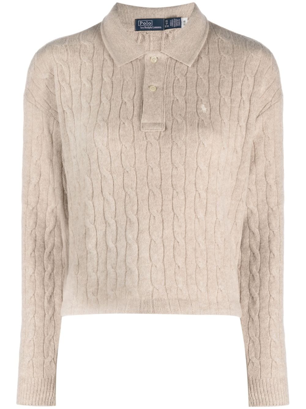 Polo Ralph Lauren Polo Pony cable-knit jumper - Neutrals von Polo Ralph Lauren