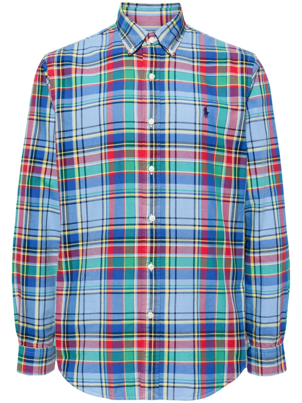 Polo Ralph Lauren Polo Pony check-print shirt - Blue von Polo Ralph Lauren