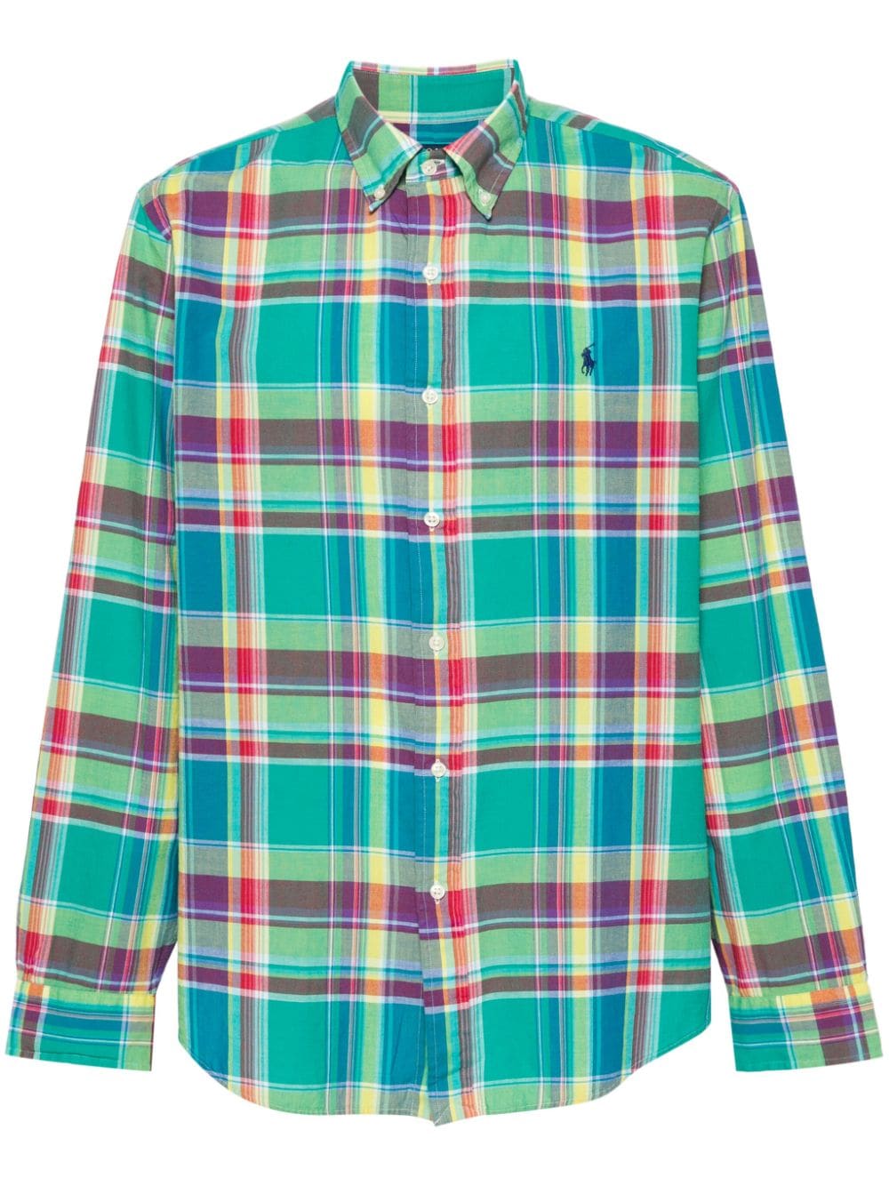 Polo Ralph Lauren Polo Pony checked cotton shirt - Green von Polo Ralph Lauren