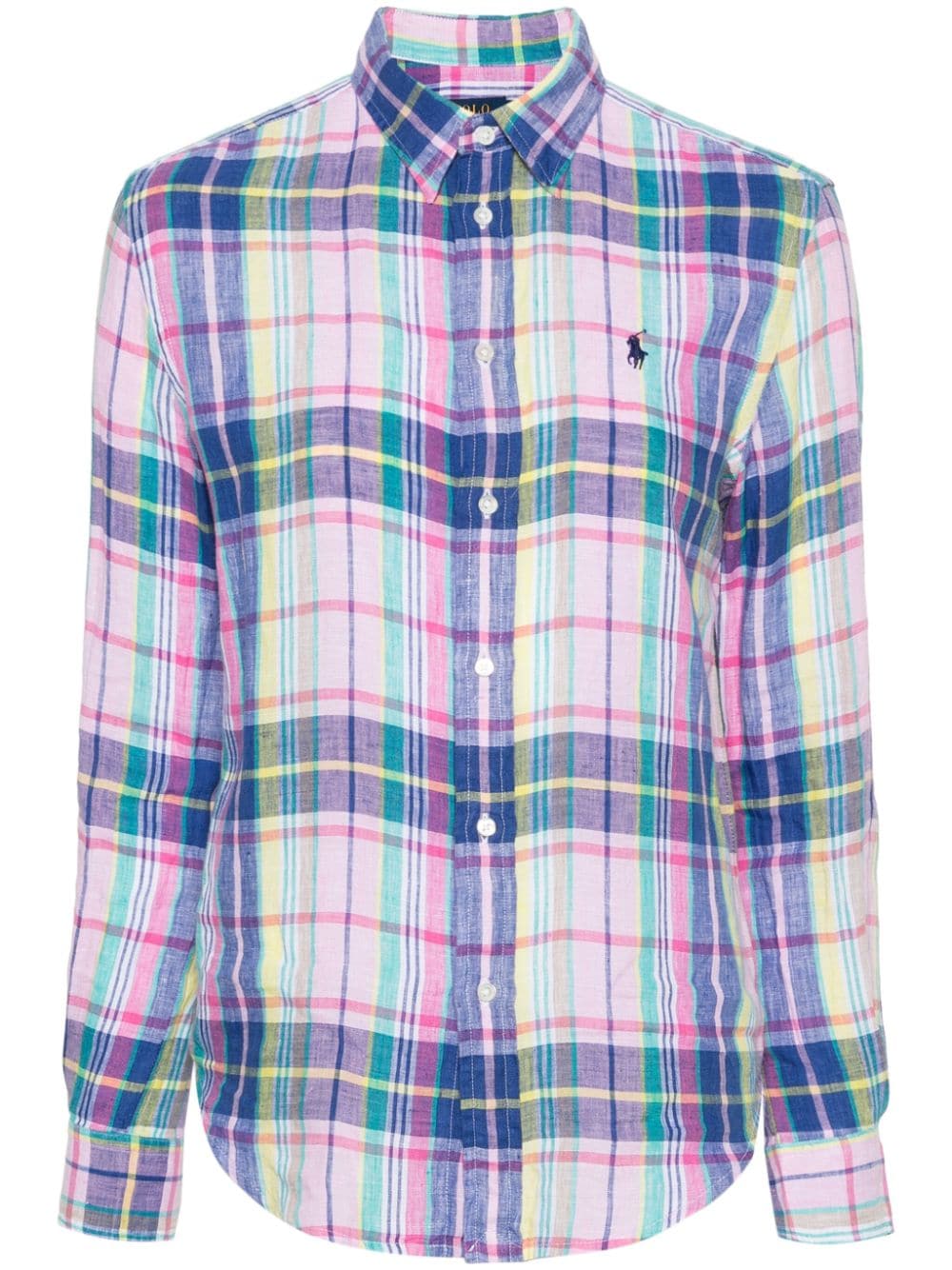 Polo Ralph Lauren Polo Pony checked linen shirt - Pink von Polo Ralph Lauren