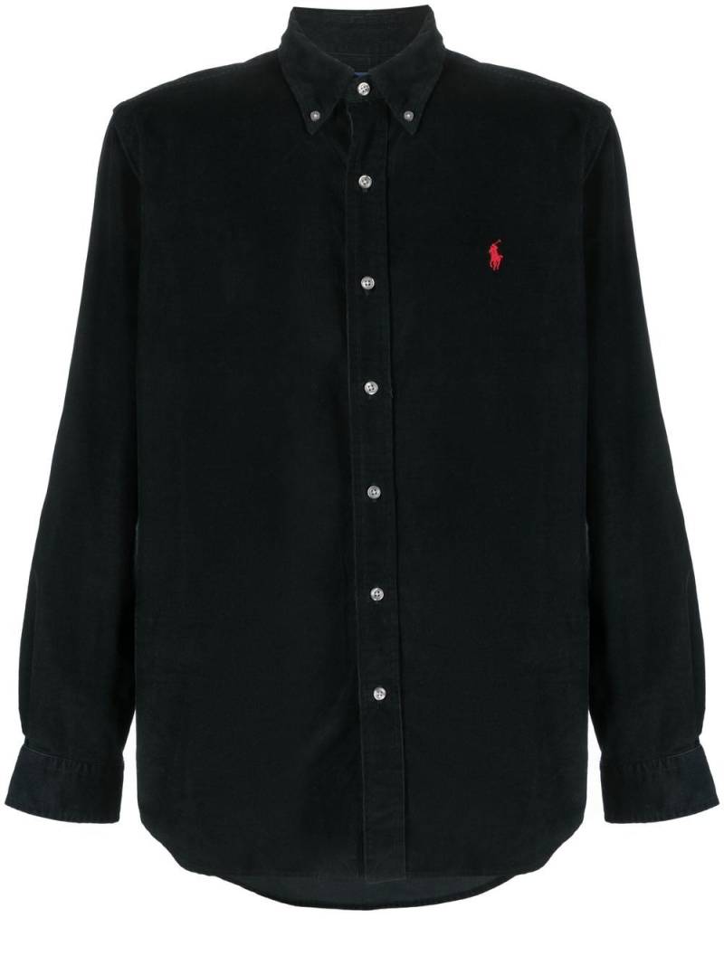 Polo Ralph Lauren Polo Pony cotton shirt - Black von Polo Ralph Lauren