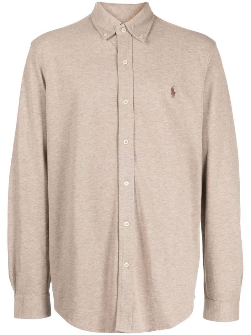 Polo Ralph Lauren Polo Pony cotton shirt - Neutrals von Polo Ralph Lauren