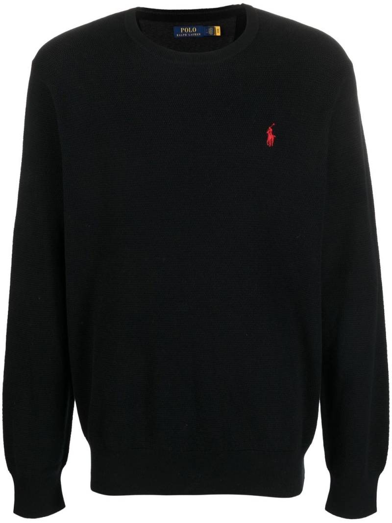 Polo Ralph Lauren Polo Pony crewneck sweatshirt - Black von Polo Ralph Lauren