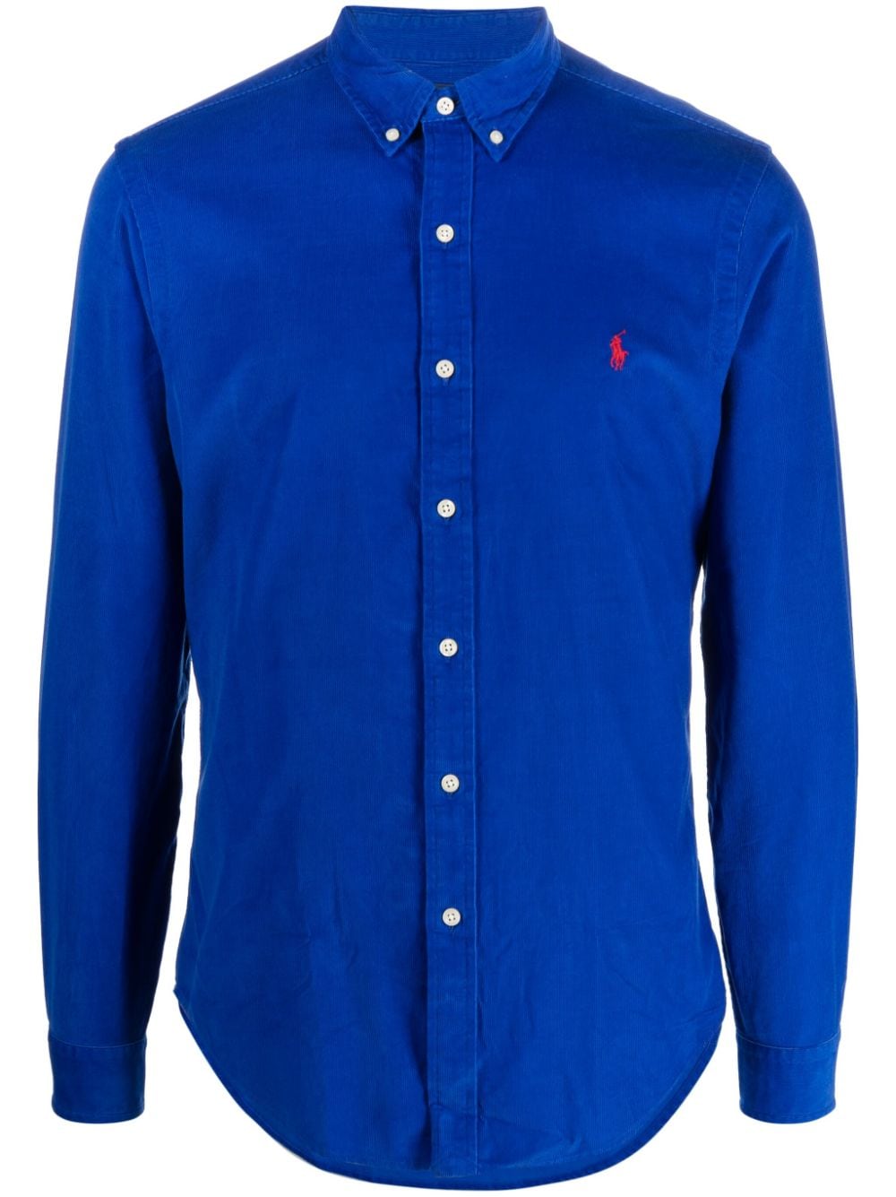 Polo Ralph Lauren Polo Pony-embroidered corduroy cotton shirt - Blue von Polo Ralph Lauren