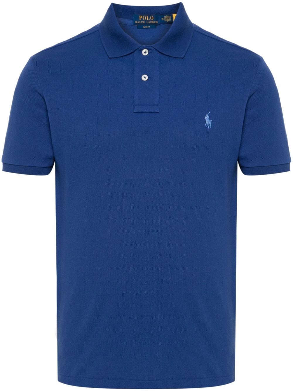 Polo Ralph Lauren Polo Pony embroidered cotton polo shirt - Blue von Polo Ralph Lauren
