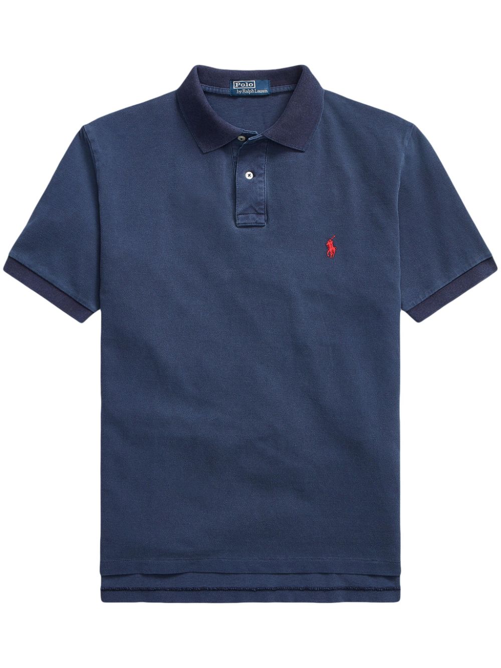 Polo Ralph Lauren Polo Pony-embroidered cotton polo shirt - Blue von Polo Ralph Lauren