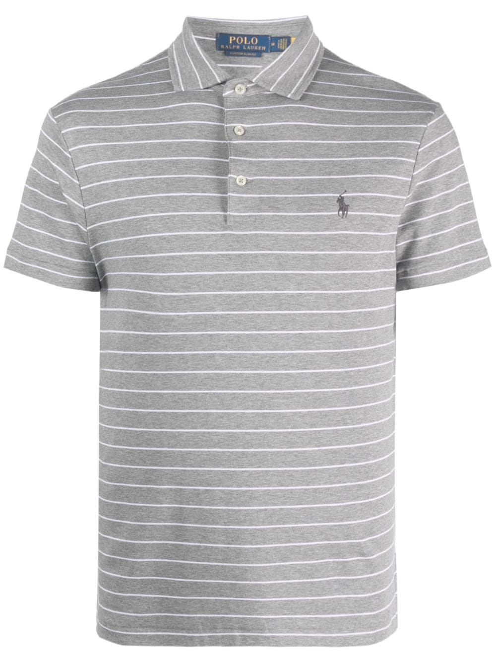 Polo Ralph Lauren Polo Pony-embroidered cotton polo shirt - Grey von Polo Ralph Lauren