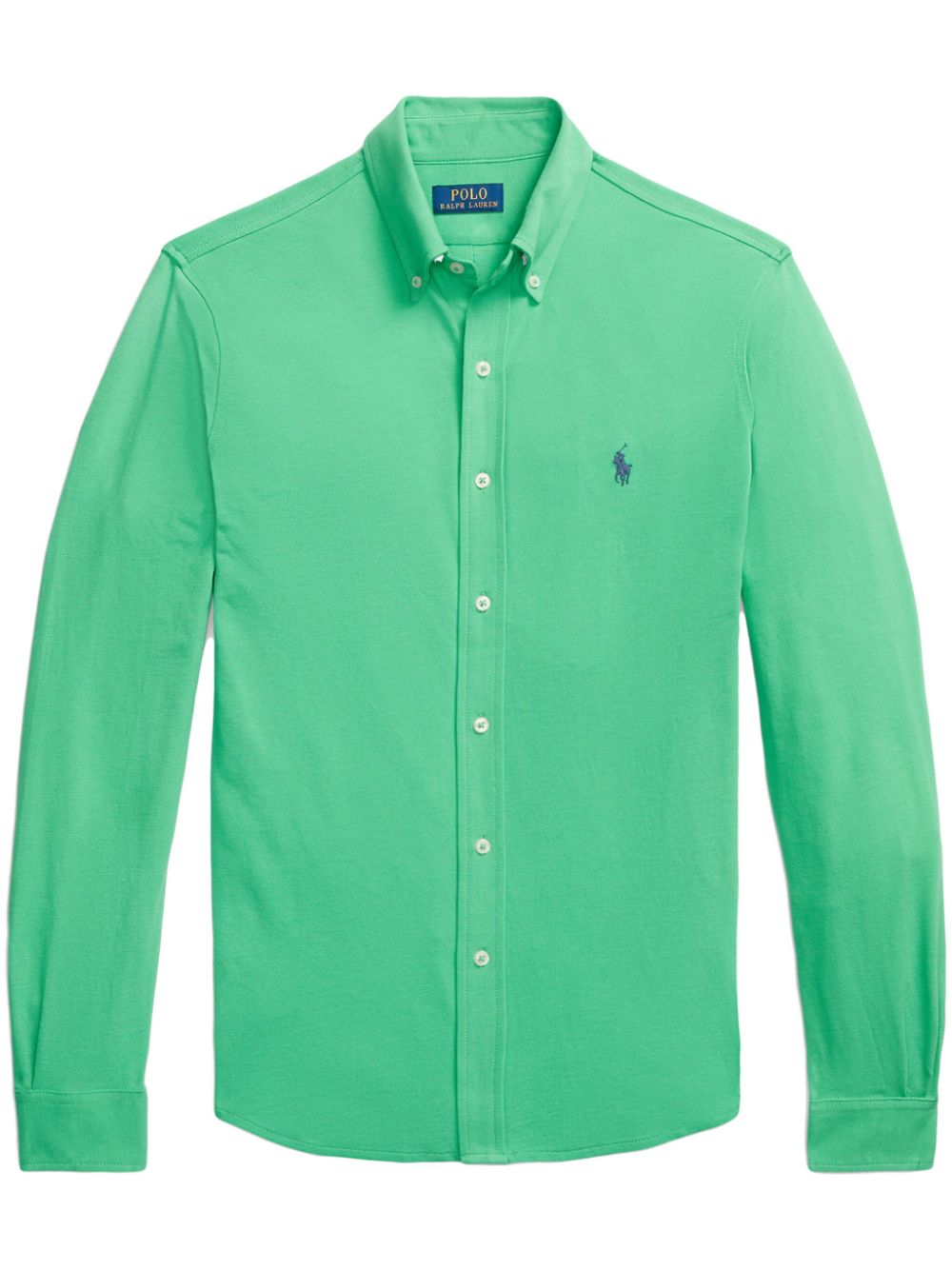 Polo Ralph Lauren Polo Pony embroidered cotton shirt - Green von Polo Ralph Lauren