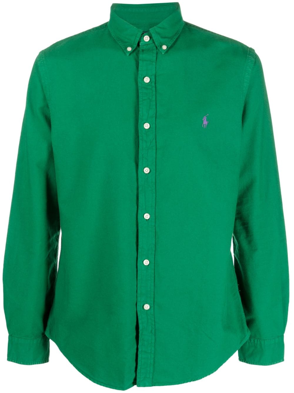 Polo Ralph Lauren Polo Pony-embroidered cotton shirt - Green von Polo Ralph Lauren