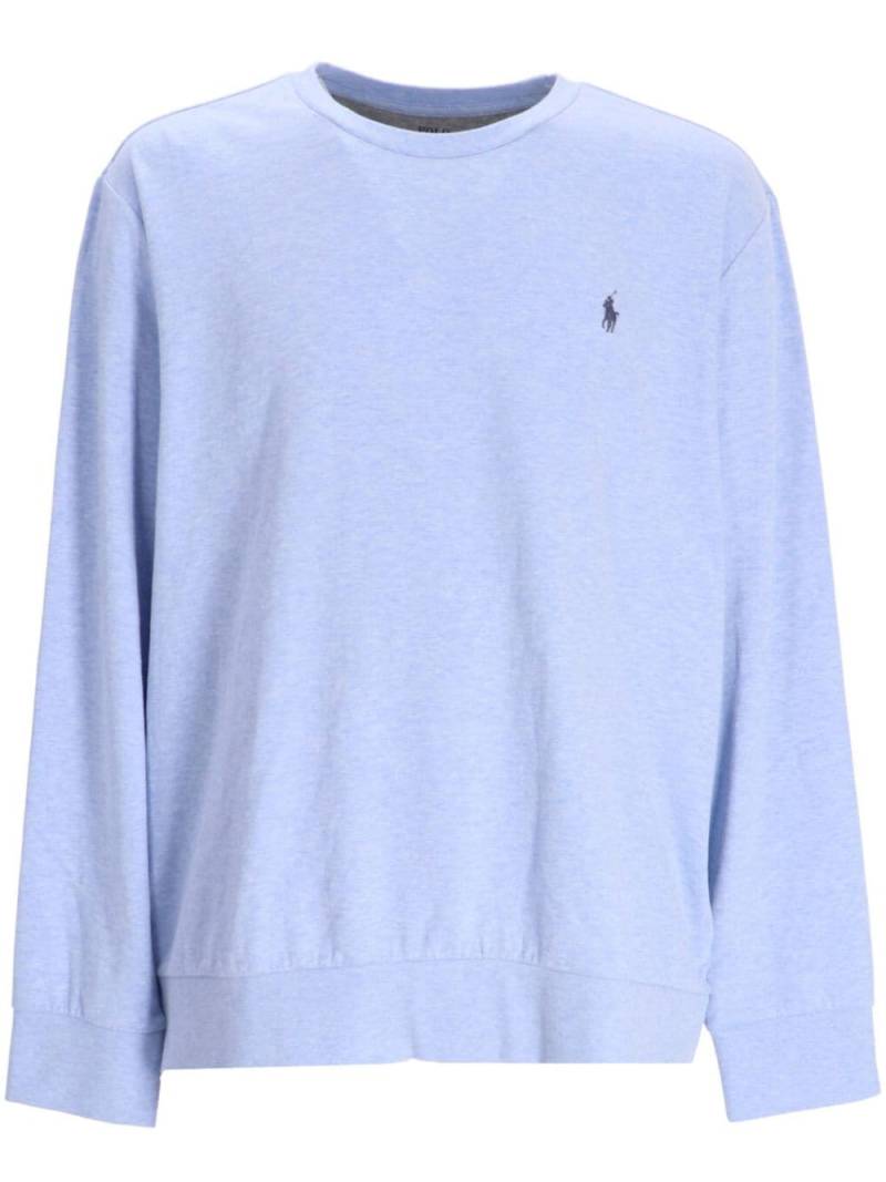 Polo Ralph Lauren Polo Pony-embroidered crew-neck sweatshirt - Blue von Polo Ralph Lauren