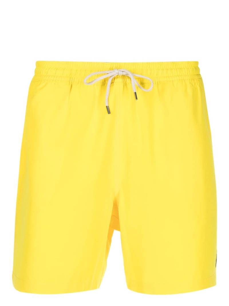 Polo Ralph Lauren Polo Pony-embroidered recycled-polyester swim shorts - Yellow von Polo Ralph Lauren