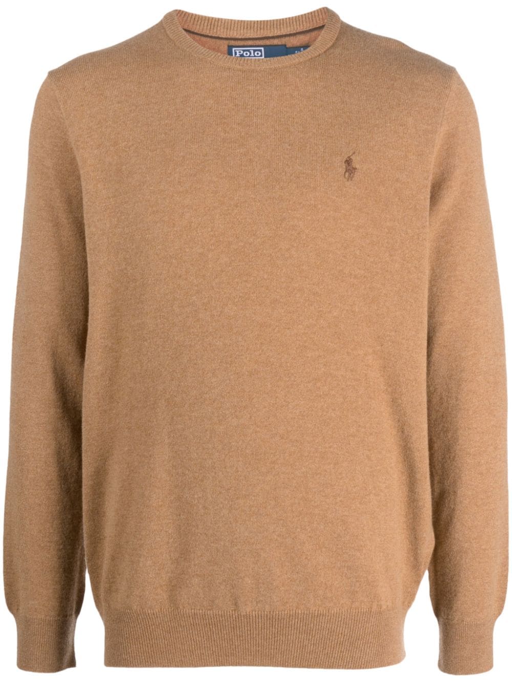 Polo Ralph Lauren Polo-Pony-embroidered wool jumper - Brown von Polo Ralph Lauren