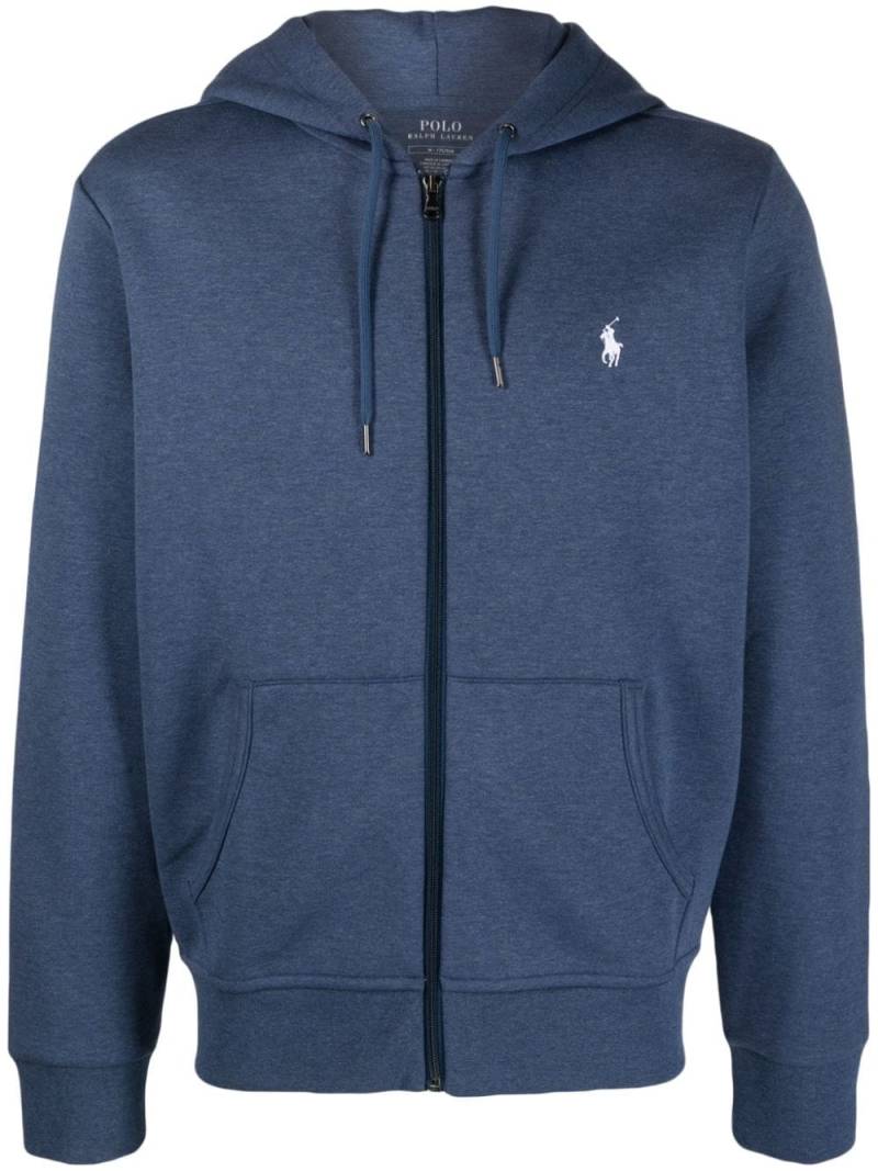 Polo Ralph Lauren Polo Pony-embroidered zip-up hoodie - Blue von Polo Ralph Lauren