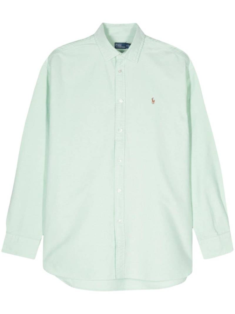 Polo Ralph Lauren Polo-Pony-embroidery cotton shirt - Green von Polo Ralph Lauren