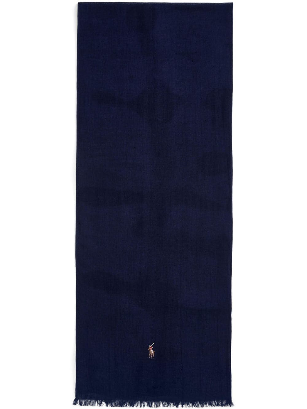 Polo Ralph Lauren Polo Pony-embroidery scarf - Blue von Polo Ralph Lauren