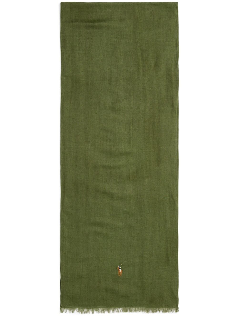 Polo Ralph Lauren Polo Pony-embroidery scarf - Green von Polo Ralph Lauren