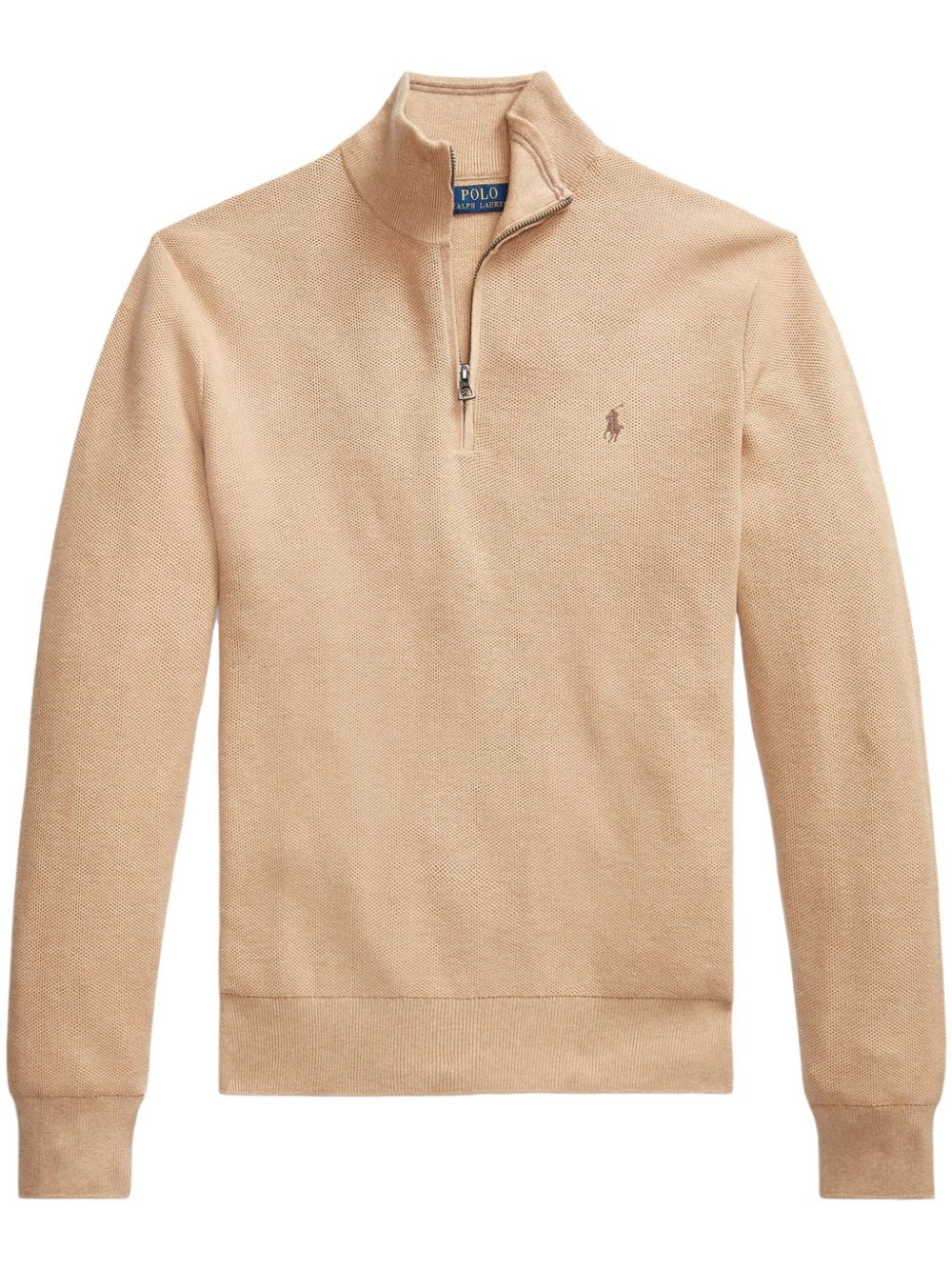 Polo Ralph Lauren Polo Pony half-zip jumper - Neutrals von Polo Ralph Lauren